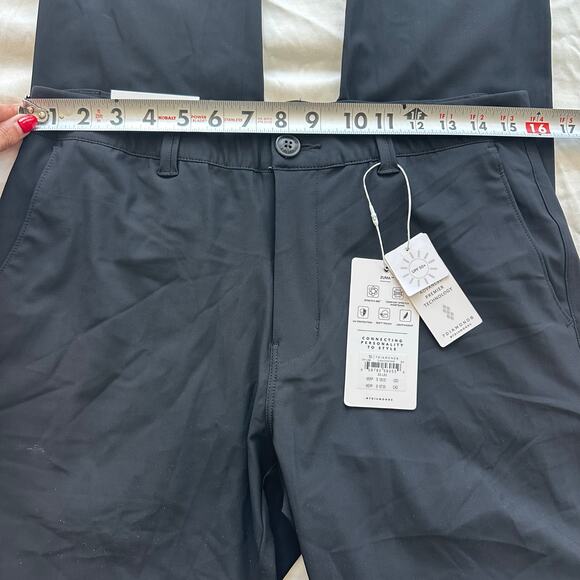 7Diamonds Black, Zuma, UV Protected, Chino Golf Pants NWT- 32x32 - Picture 7 of 11